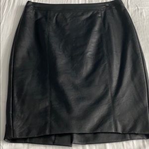 Guess leather pencil skirt.